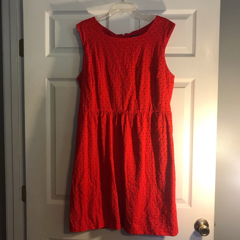 George sleeveless eyelet dress.